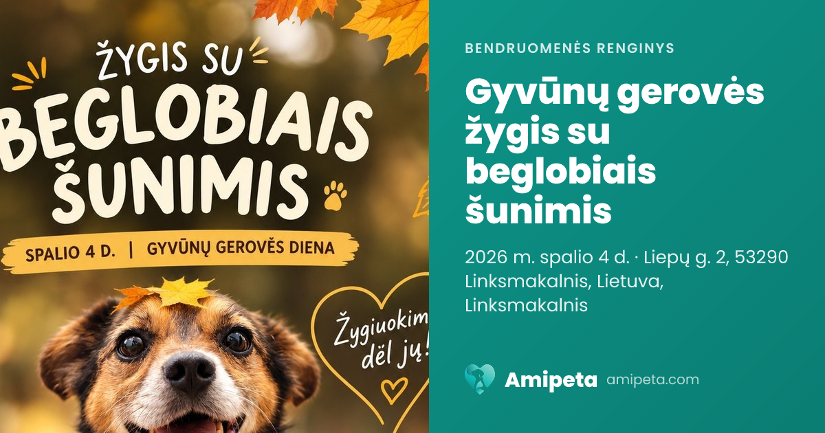 Gyvūnų gerovės žygis su beglobiais šunimis
