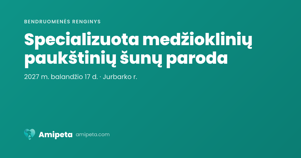 Specializuota medžioklinių paukštinių šunų paroda