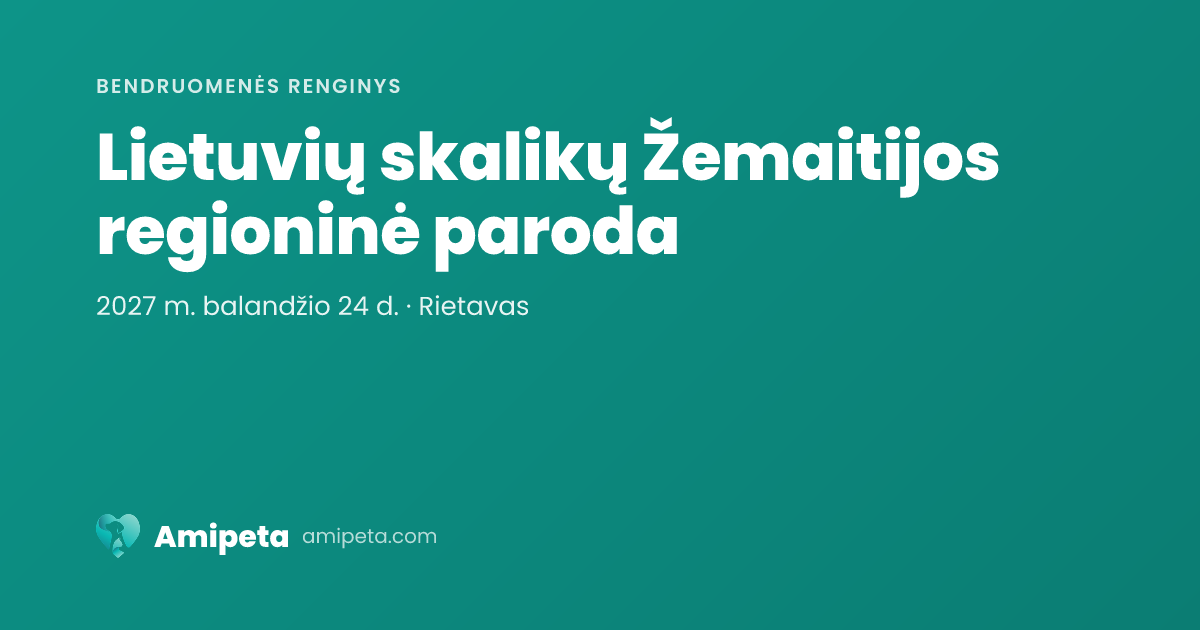 Lietuvių skalikų Žemaitijos regioninė paroda