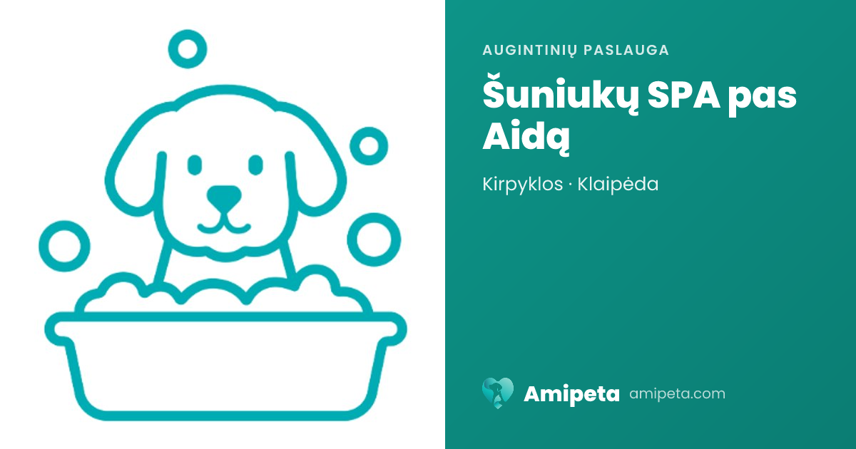 Šuniukų SPA pas Aidą 