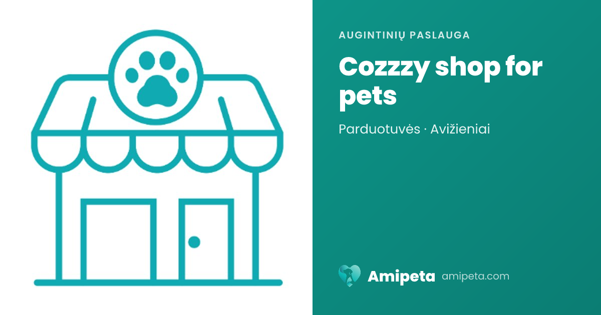 Cozzzy shop for pets 
