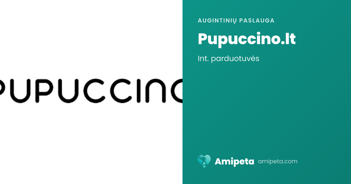 Pupuccino.lt