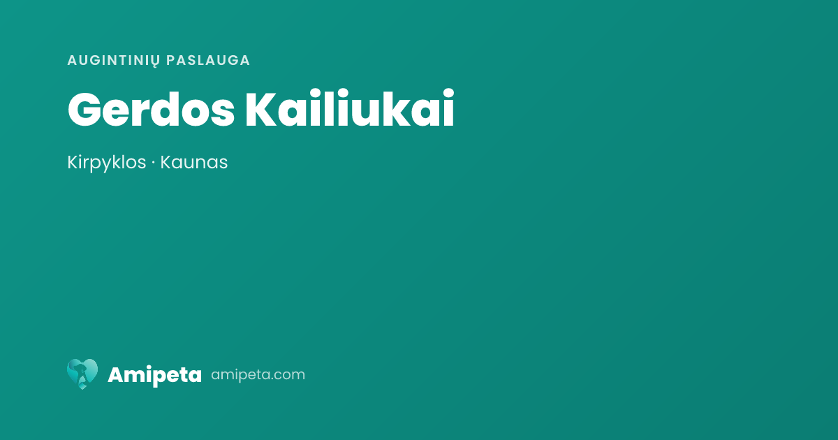 Gerdos Kailiukai