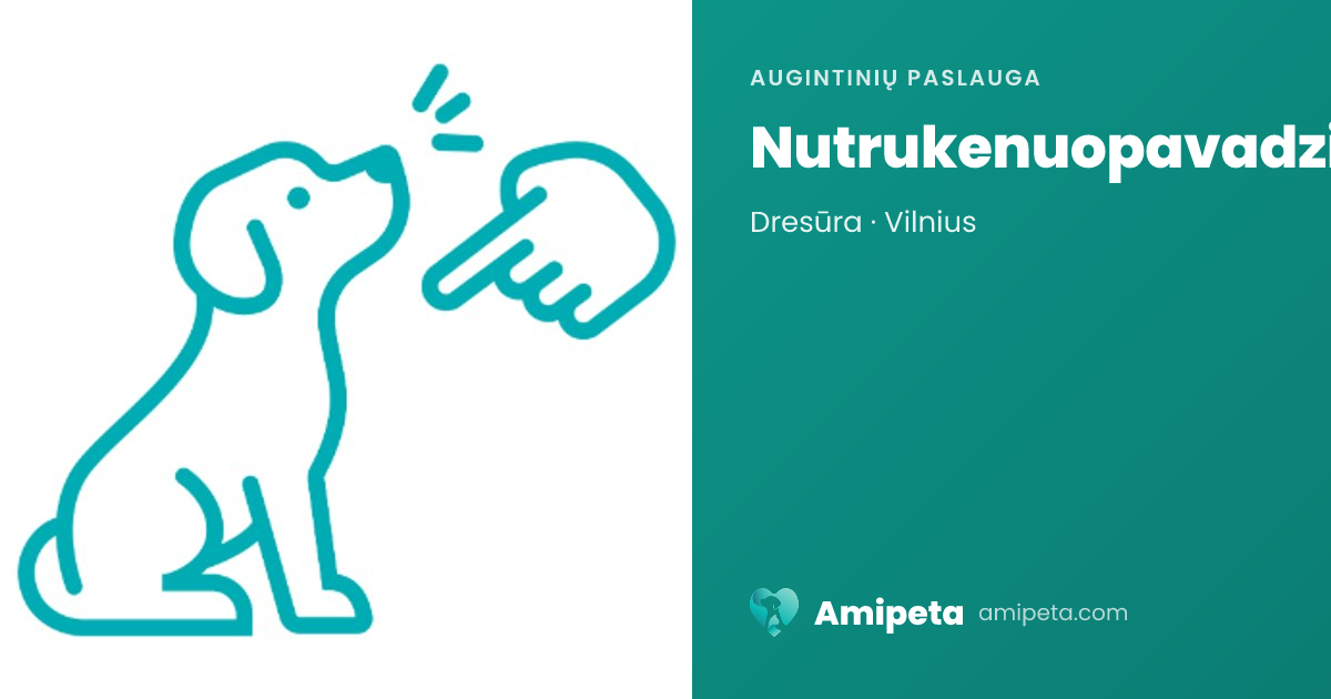 Nutrukenuopavadzio